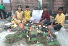 गड – किल्ले बनवा स्पर्धेत सुनसगाव विद्यालयाचा व्दितीय क्रमांक .