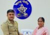 पोस्को गुन्हयात उत्कृष्ट साक्ष दिल्याने पोलीस पाटील ॲड. राधिका ढाके यांचा सन्मान !