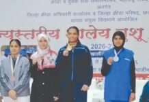 फलकनाज शेखचे राज्यस्तरीय स्पर्धेत रौप्यपदक